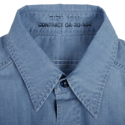 LATE WWII US NAVY CHAMBRAY SHIRTS