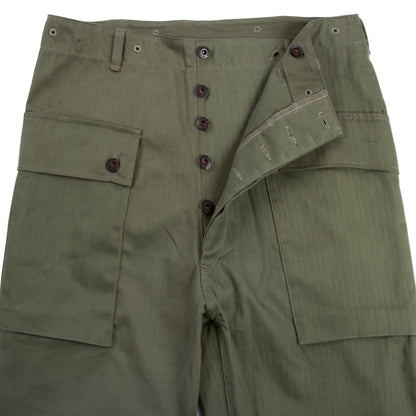 USMC M1944 HBT BUTT POCKET COMBAT PANTS