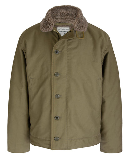 US NAVY N-1 DECK JACKET IN KHAKI